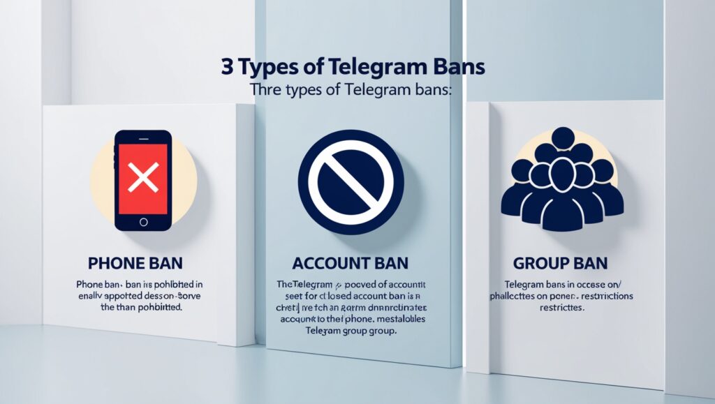 Different types of Telegram account bans explained